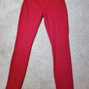 Simply Vera Red Stretch Pants